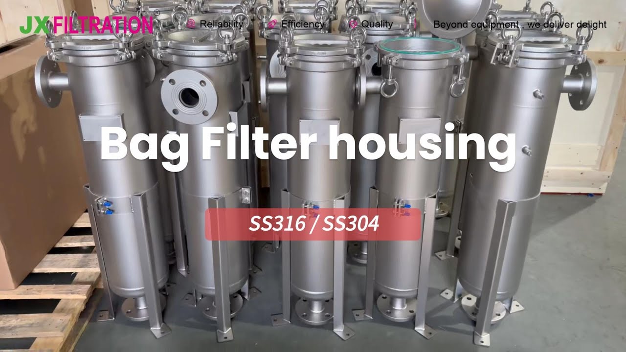 JX Filtration-Single, 4-Bag, 6-Bag & 8-Bag Filter Housing #machine #manufacturing #factoryproducts