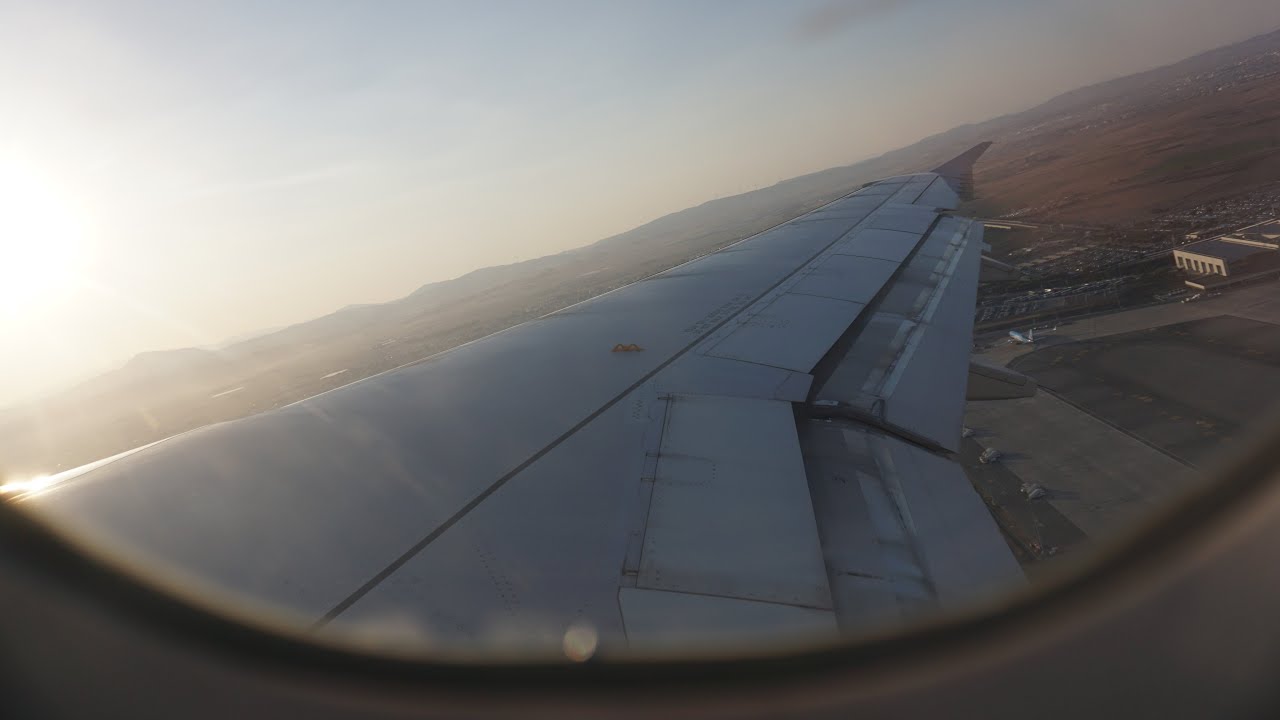 Aegean Airlines A320 | Sunset Departure and Landing | Larnaca - Thessaloniki | Awesome wing views!