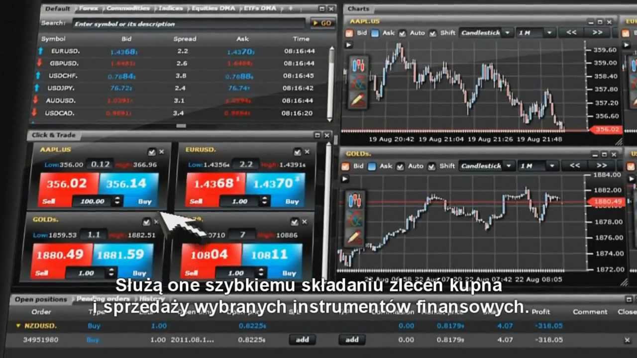 xStation tutorial - One click trading