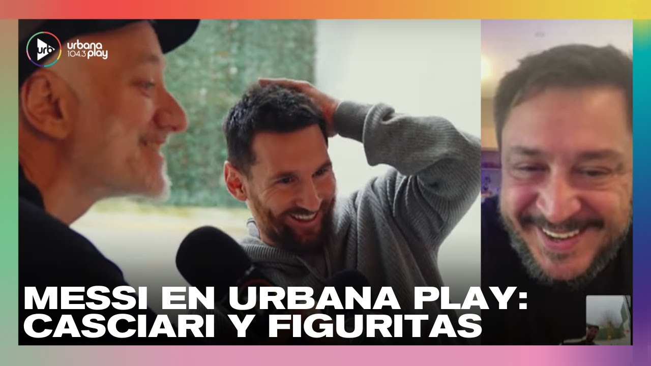 MESSI y la reflexión sobre sus hijos con el álbum de figuritas #MessiEnUrbanaPlay