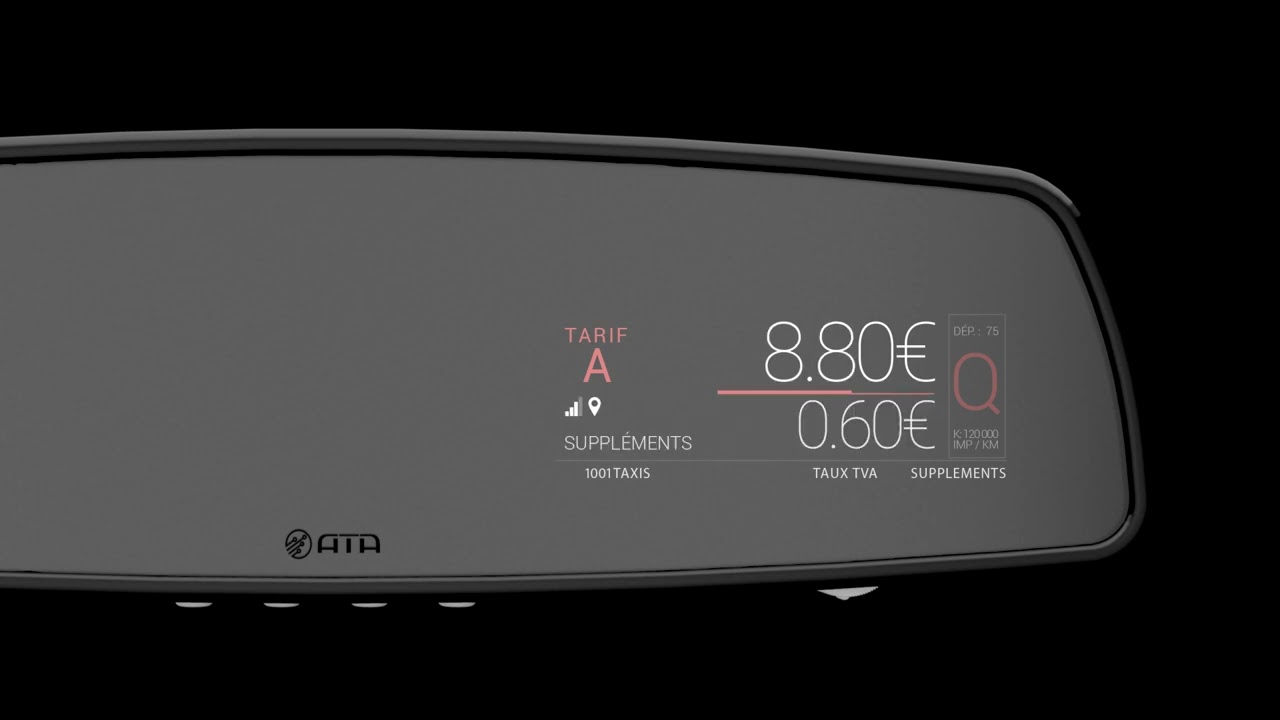 ATA - TAXIMETRE RETROVISEUR - Air W