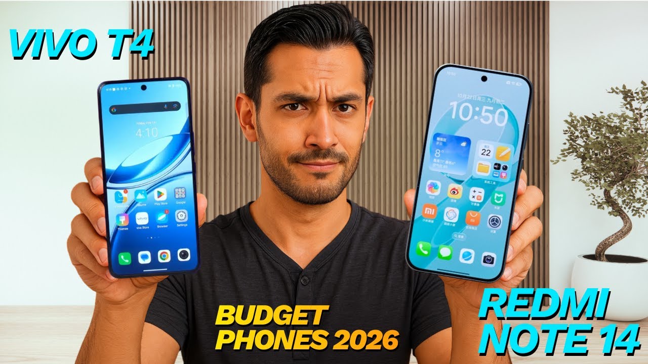 Vivo T4 vs Xiaomi Redmi Note 14 (2026) | Full Detailed Comparison