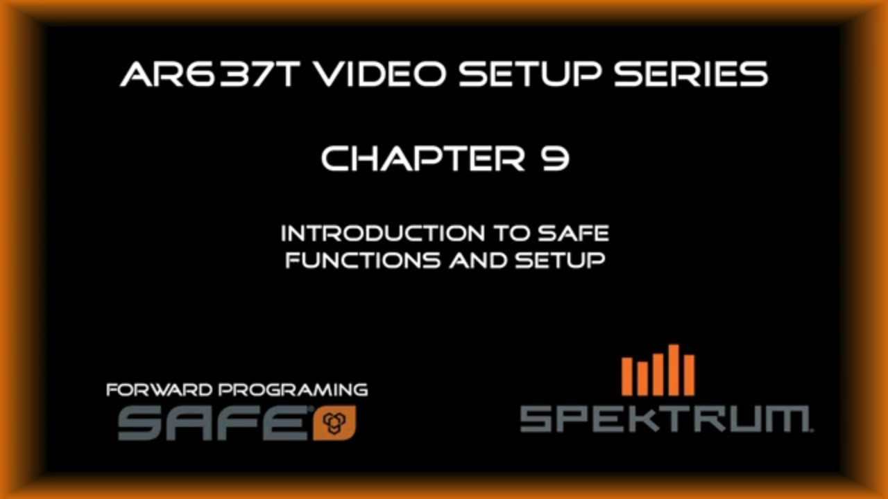 Spektrum Smart Receiver AS3X Setup Series #9 - Intro to SAFE functions and Setup
