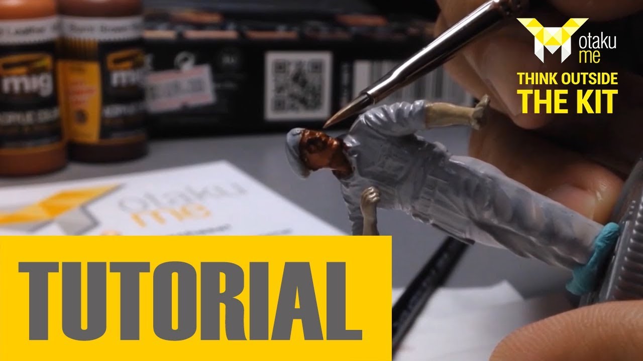 How to paint scale model figures with AMMO Acrylics [Flesh tones]