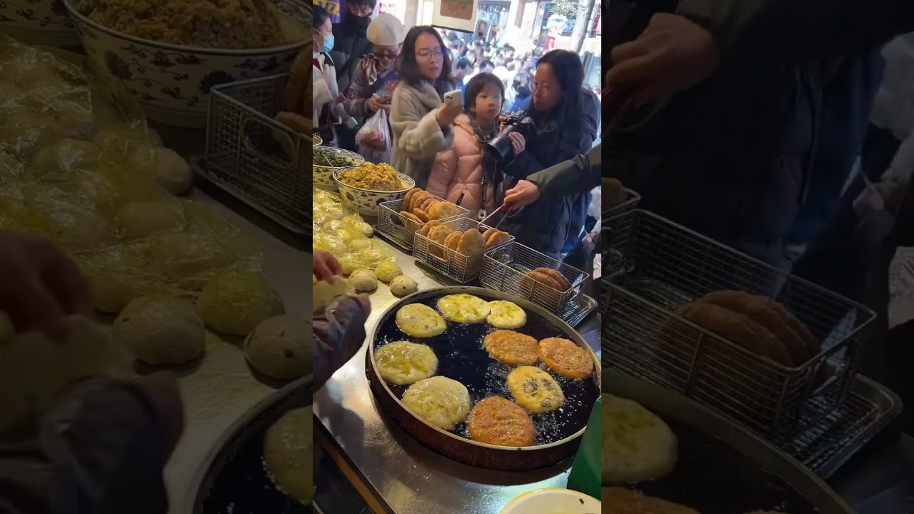 Set up a stall and sell 1,000 scallion pancakes every day!