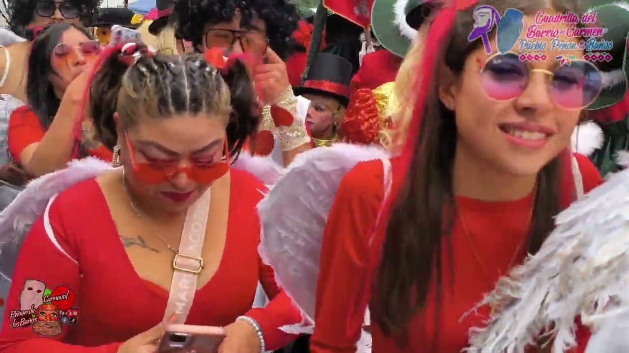 Carnaval peñon de los baños 2026 ultimo domingo barrio del carmen. 
