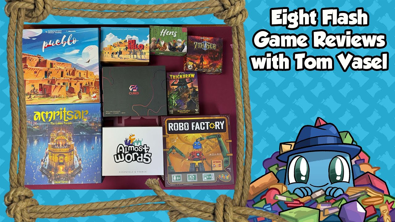 8 Flash Game Reviews - with Tom Vasel