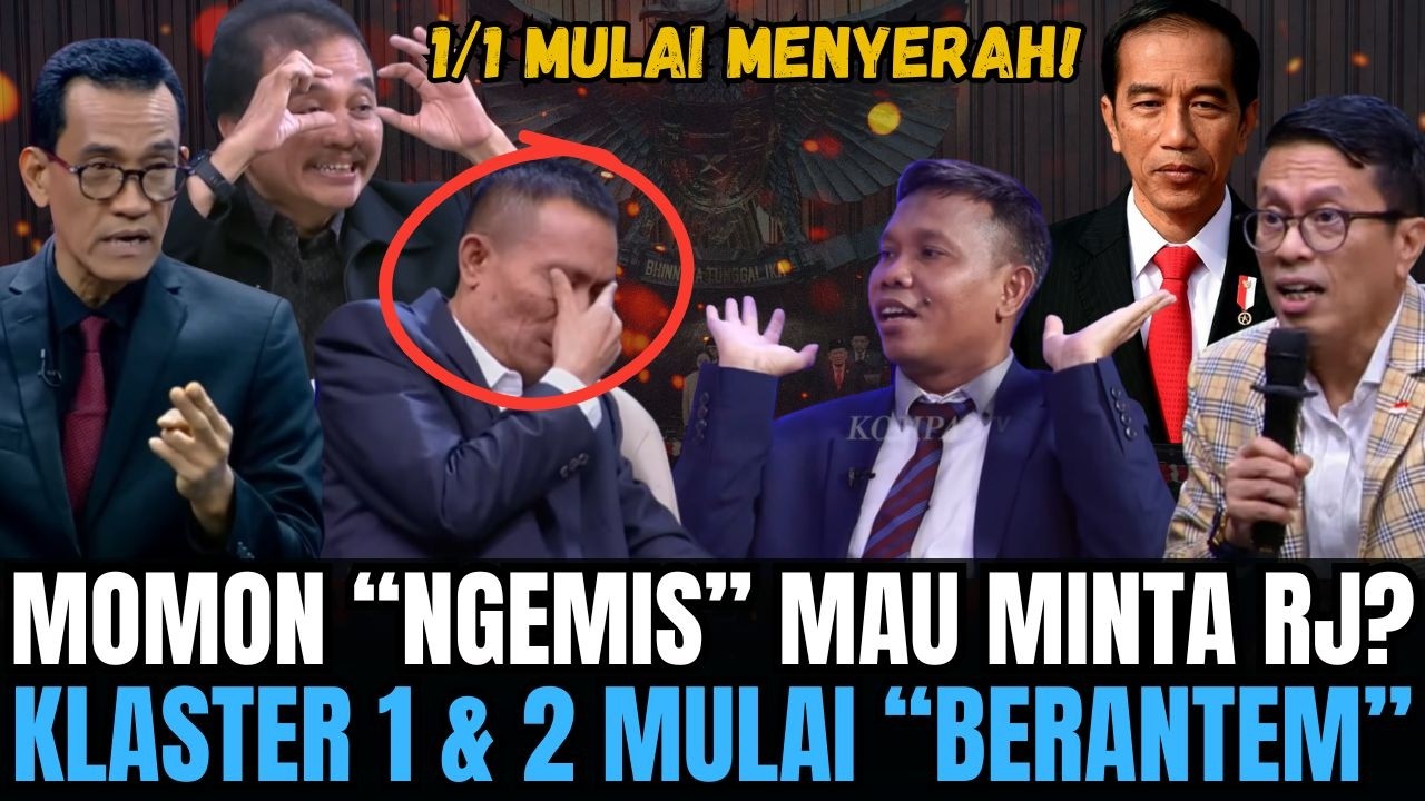 PEMBENCI JOKOWI MULAI MENYERAH! MOMON DIKABARKAN MAU MINTA RJ, KALSTER 1 & 2 JUGA MULAI 