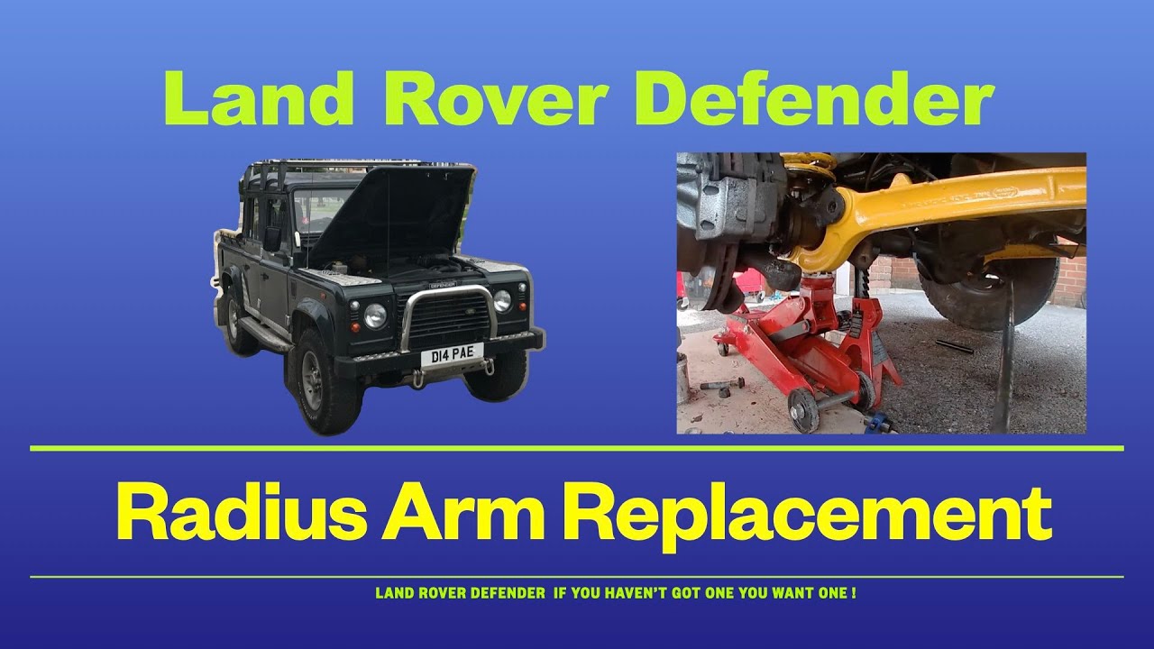 LAND ROVER DEFENDER TD5 FRONT RADIUS ARM REPLACEMENT DIY