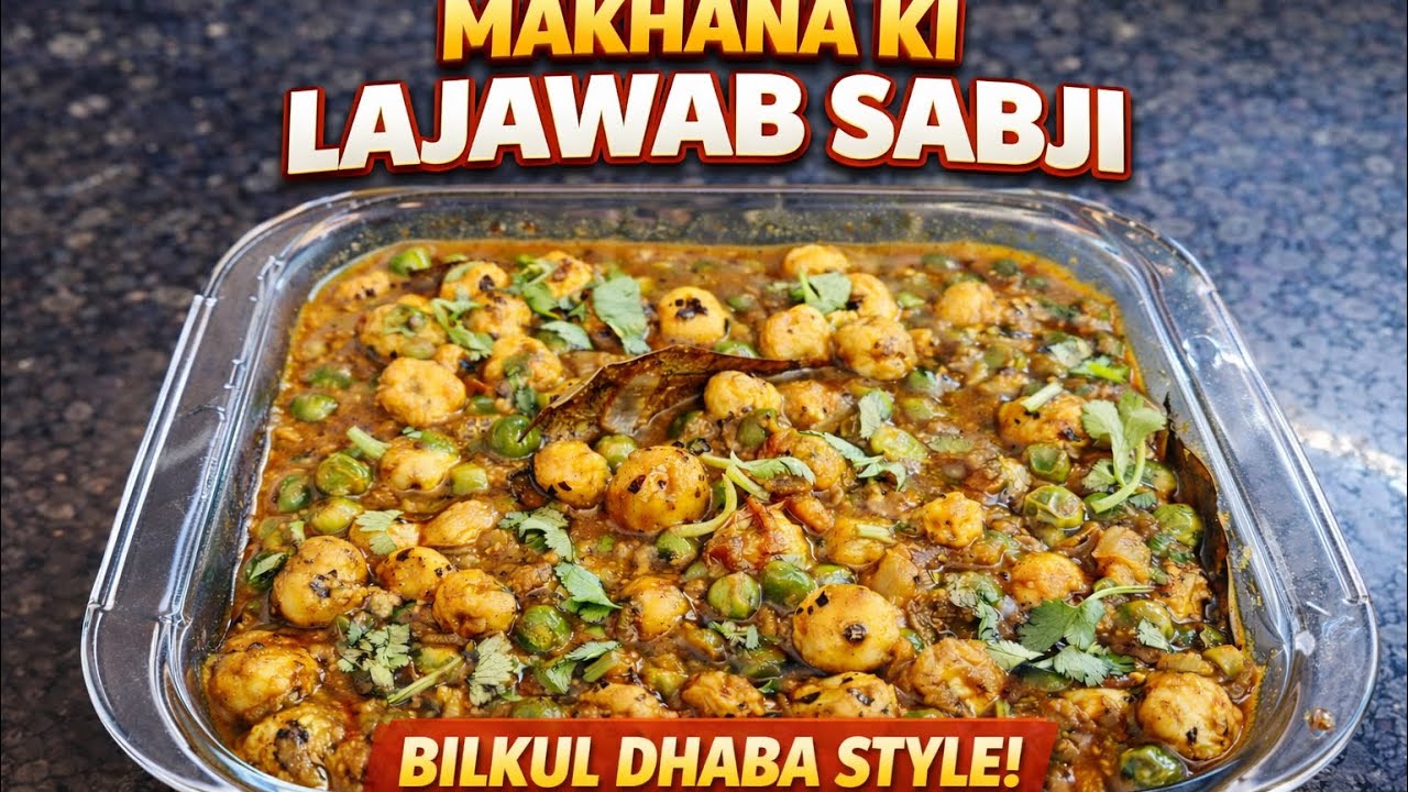 Makhana Matar Ki Swadisht Sabji | Vrat Wali Healthy Recipe | Soft & Creamy Gravy | Foodie Alka