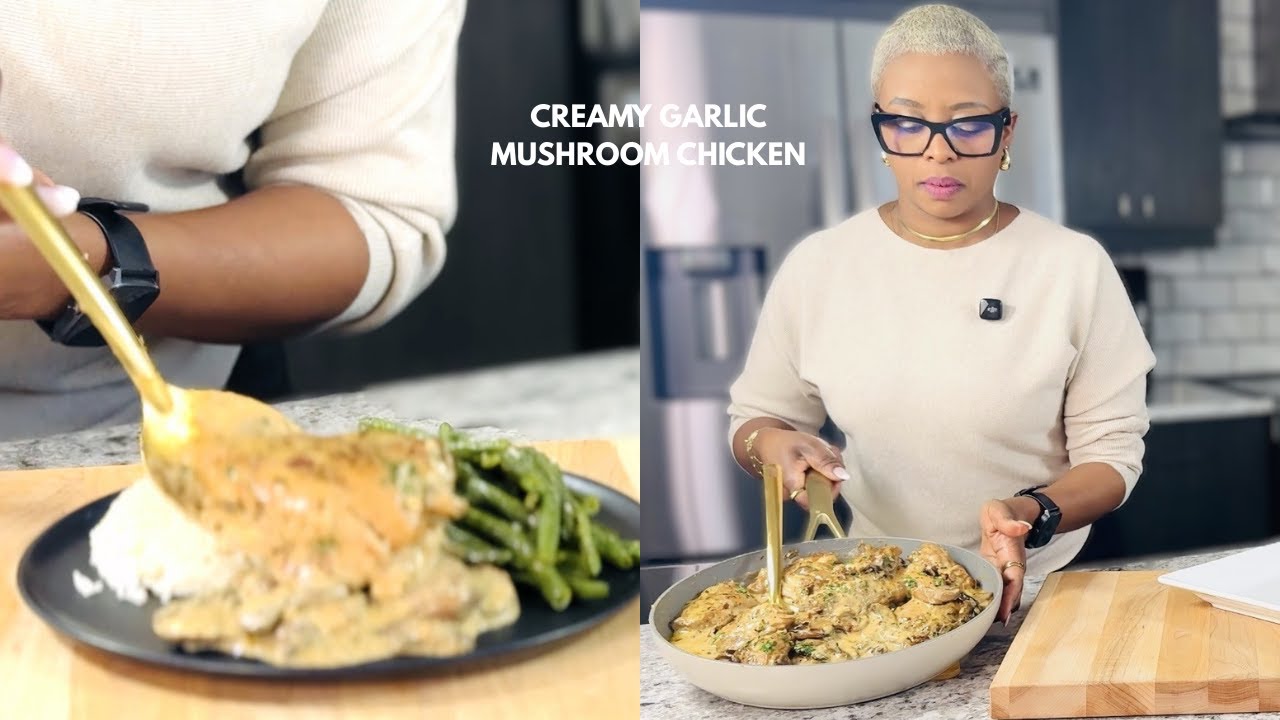 INKOKO IRIMO GARLIC MUSHROOM | CHICKEN GARLIC MUSHROOM