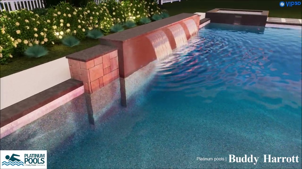 Platinum Pools - Jindal Residence Pool Design by Buddy Harrott