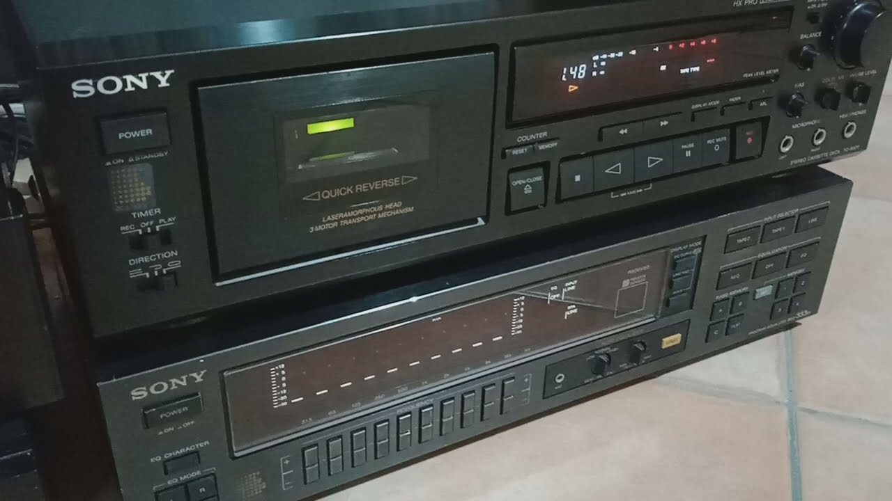 Sony Equalizer SEQ 333ES / Deck TC RX77