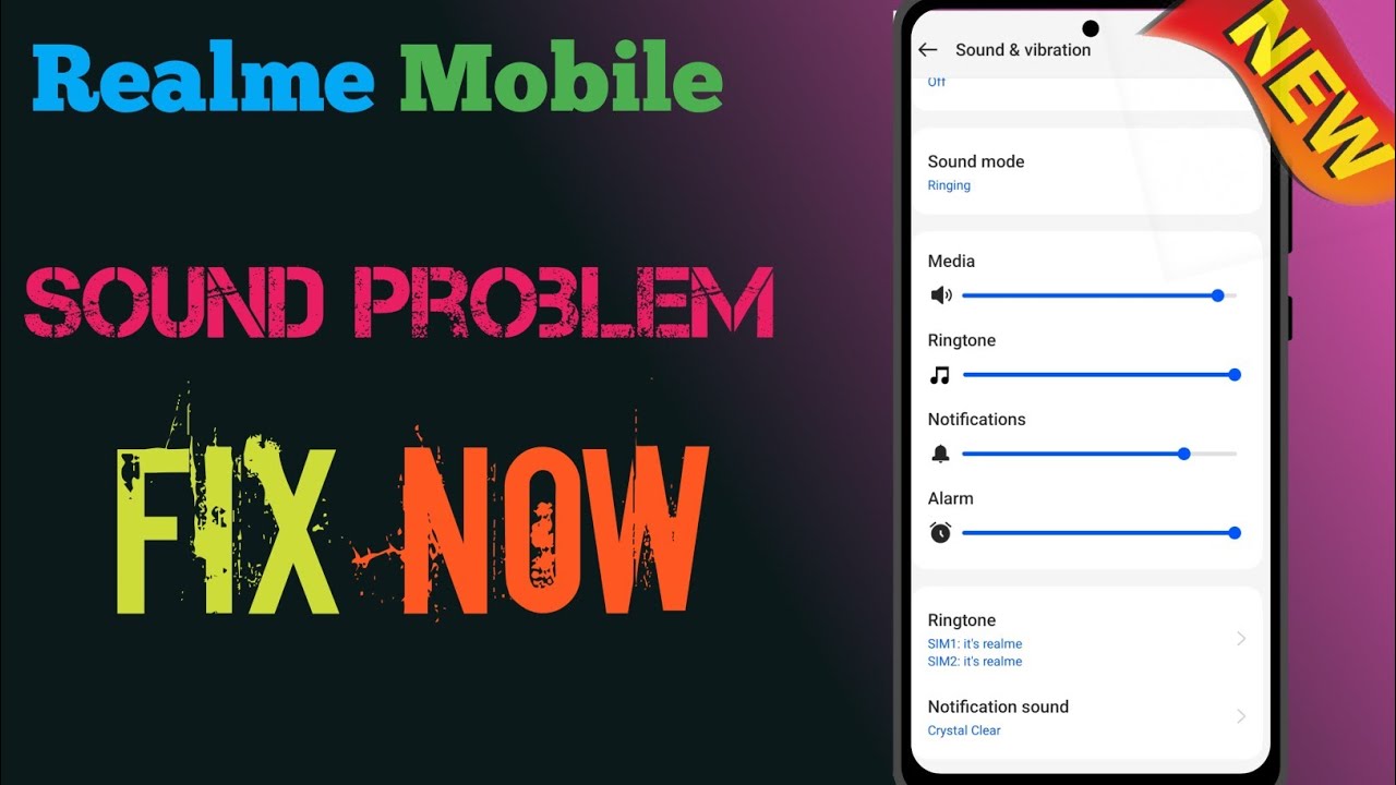 Realme Mobile Sound Problem| How to fix realme sound problem|