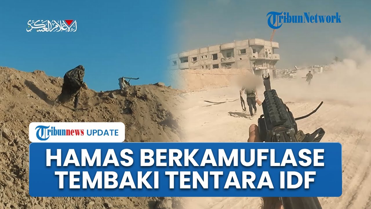 Baku Tembak Pecah, Pasukan Hamas Keluar Terowongan sambil Menyamar untuk Serang Tentara Israel