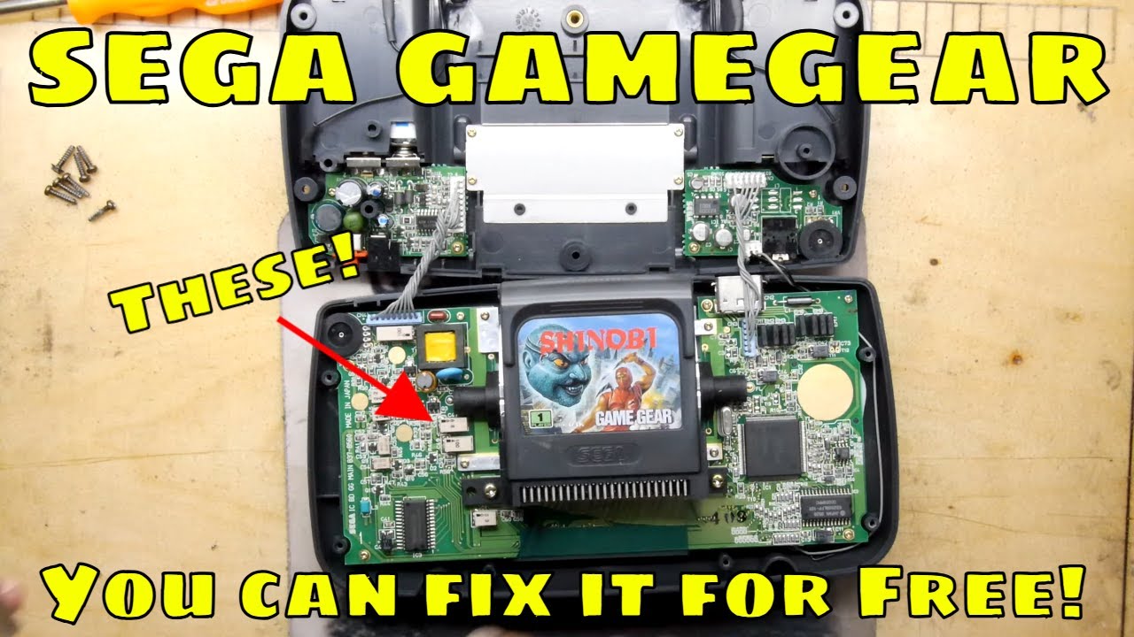 Sega Game Gear repair for free!
