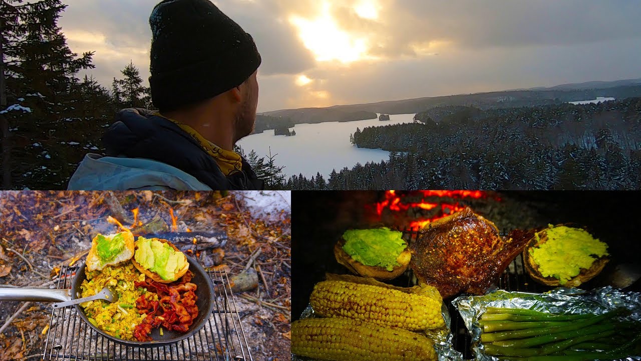 3 - My Kind of Winter Camping - Breakfast-Hiking-Steak for Supper