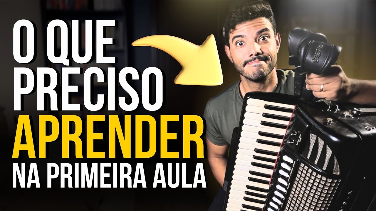 SUA PRIMEIRA AULA DE ACORDEON