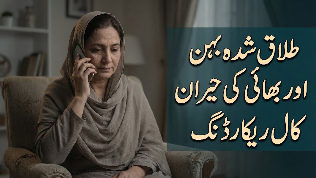 Behin aur Bhai Ki dilchasp call recording viral | caring boyfriend call recording | Urdu Funny call