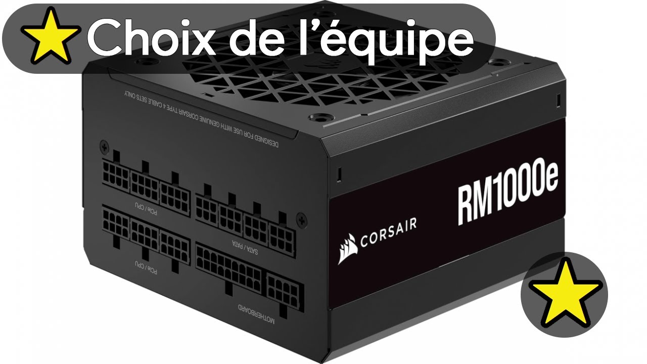 🏆 TOP 3 MEILLEUR ALIMENTATION PC 1000 WATT 2025 ⚡