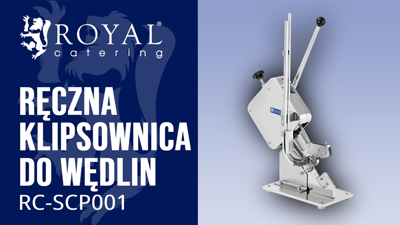 Ręczna klipsownica do wędlin RC-SCP001  | Royal Catering | Prezentacja produktu