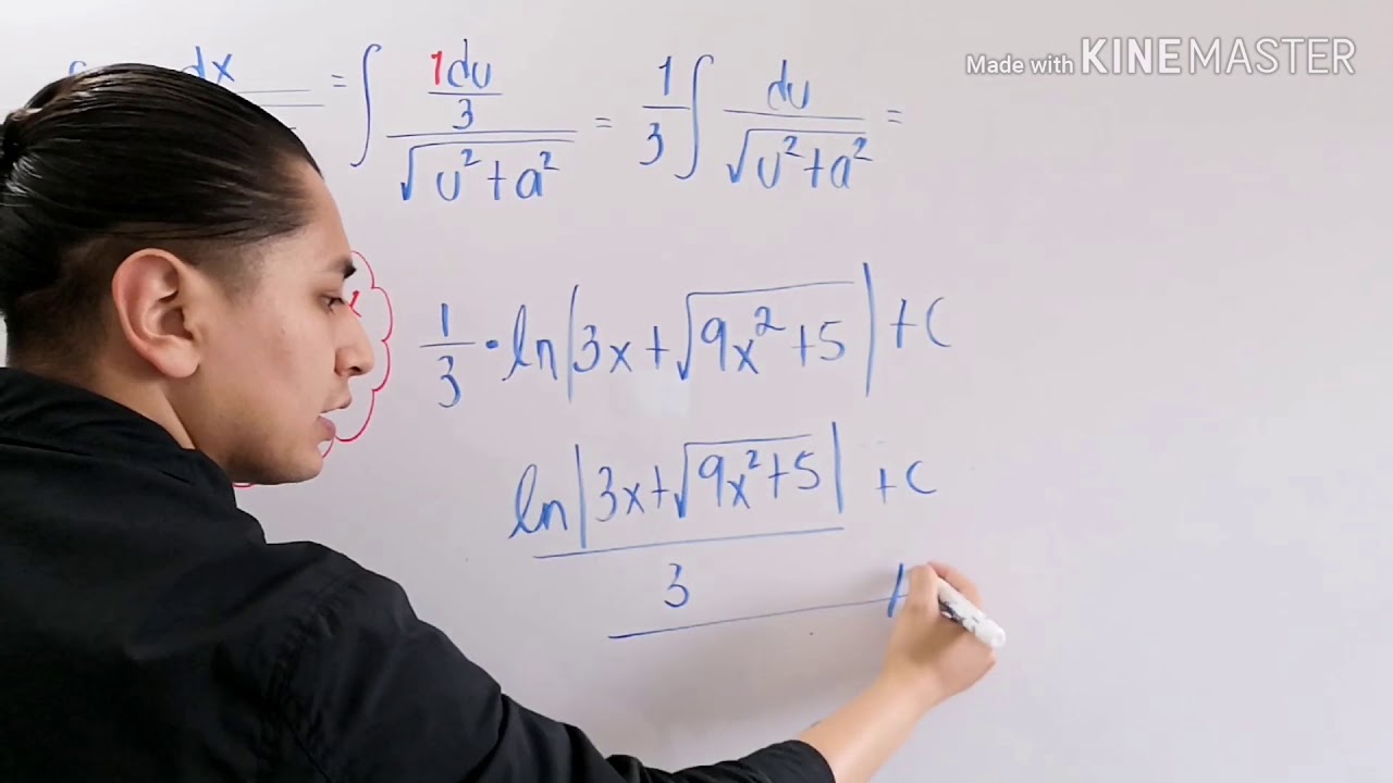 Integrales con expresiones de la forma {du/[(u^2 + a^2) ^(1/2)]} y {du/[(u^2 - a^2) ^(1/2)]}