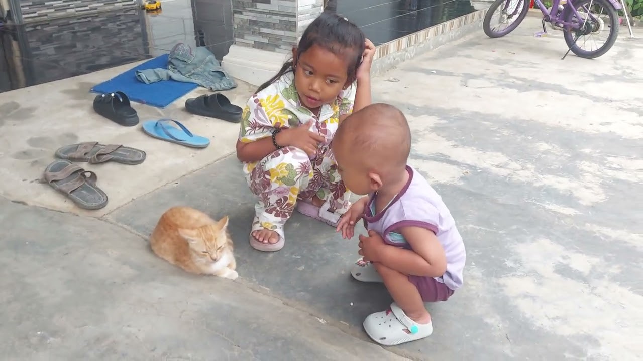 Dede with kucing #dersik @DersikAlfaqih