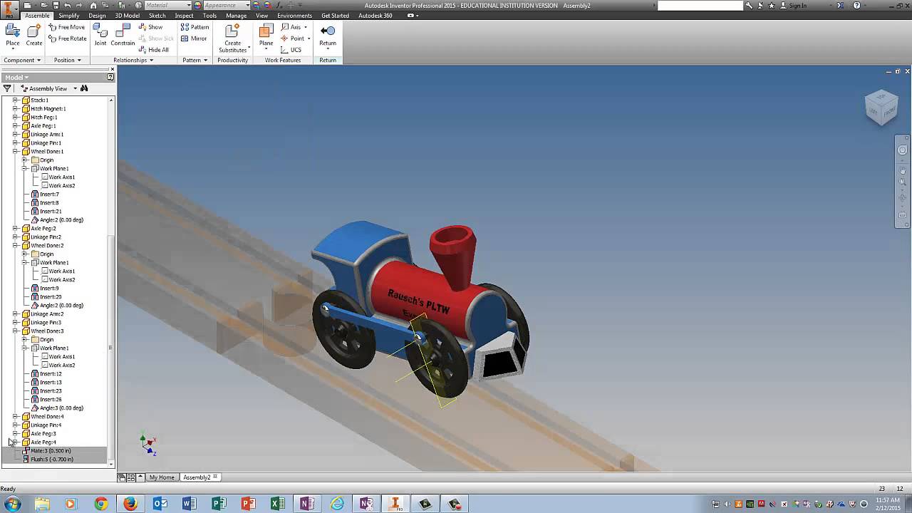 Constraining Train to Track