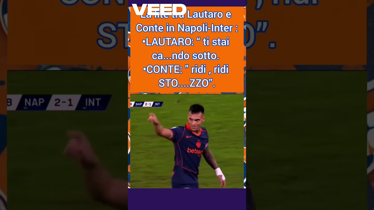 Napoli Inter Lite Lautaro Conte 25.10.25