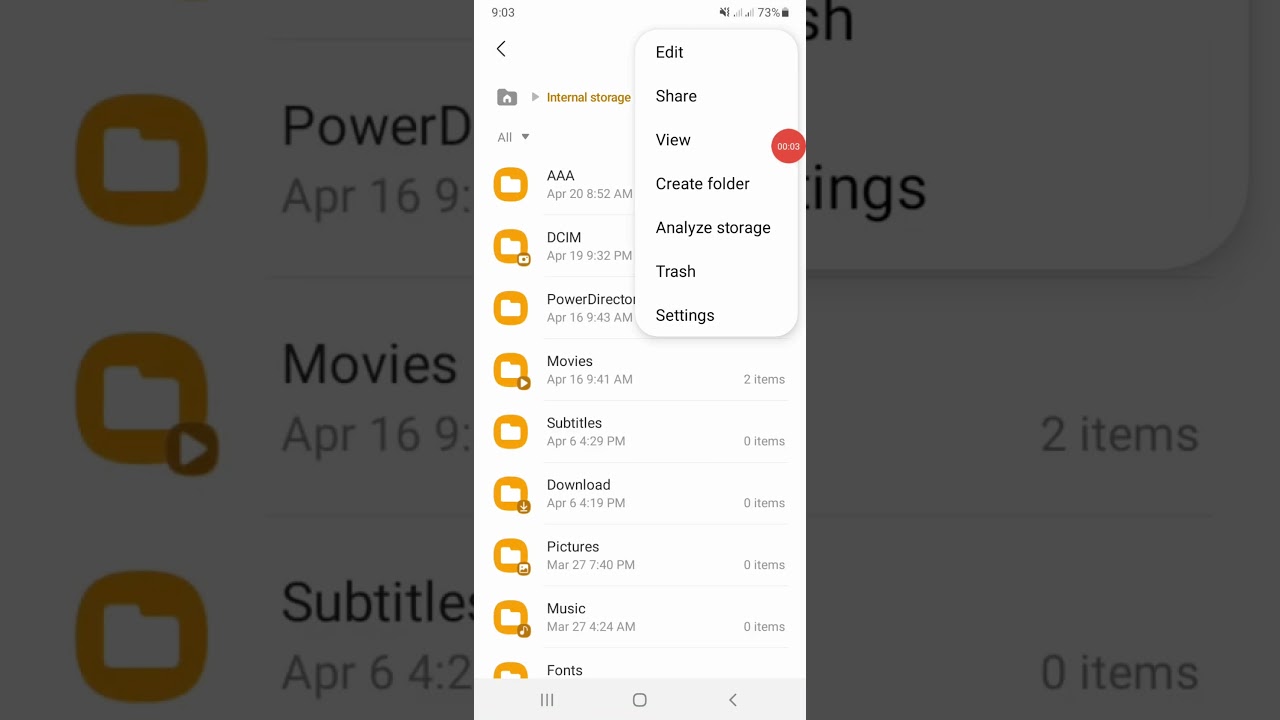 Custom size for large files in any android mobile phone #shorts