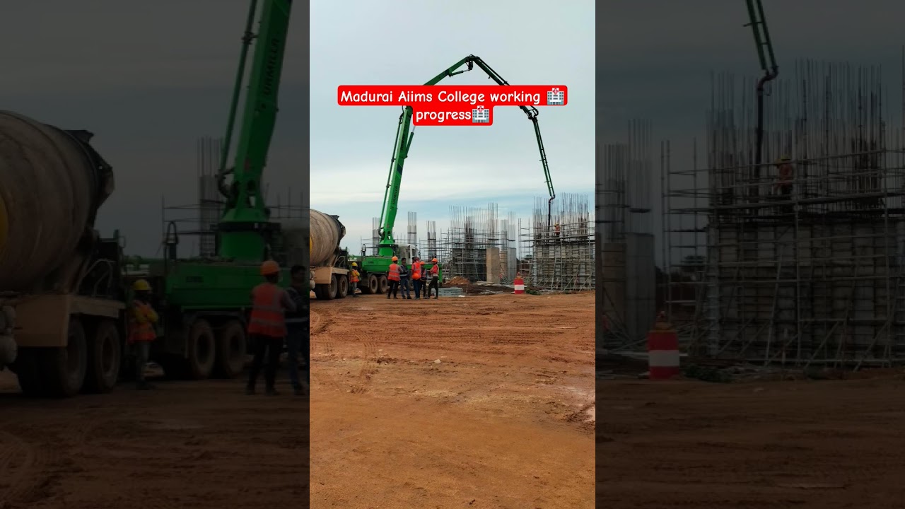 madurai Aiims college working progress