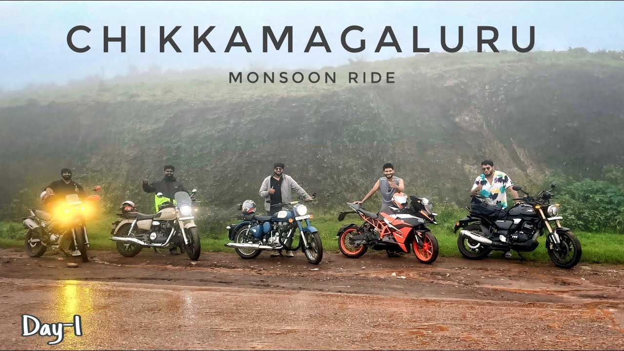 Chikkamagaluru | The Monsoon Ride from Bangalore 🌧️ Day-1