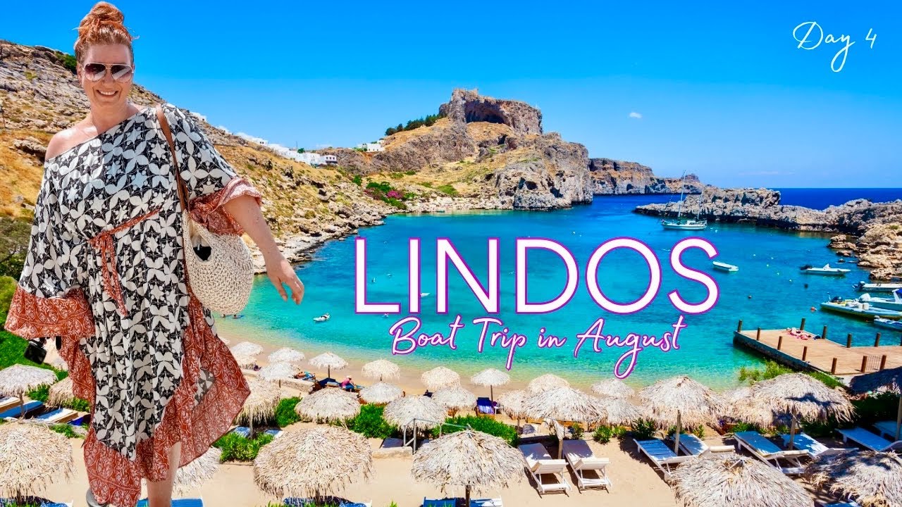 What It’s Like Visiting Rhodes in August ☀️ | Boat Tour to Lindos & Famous Beaches