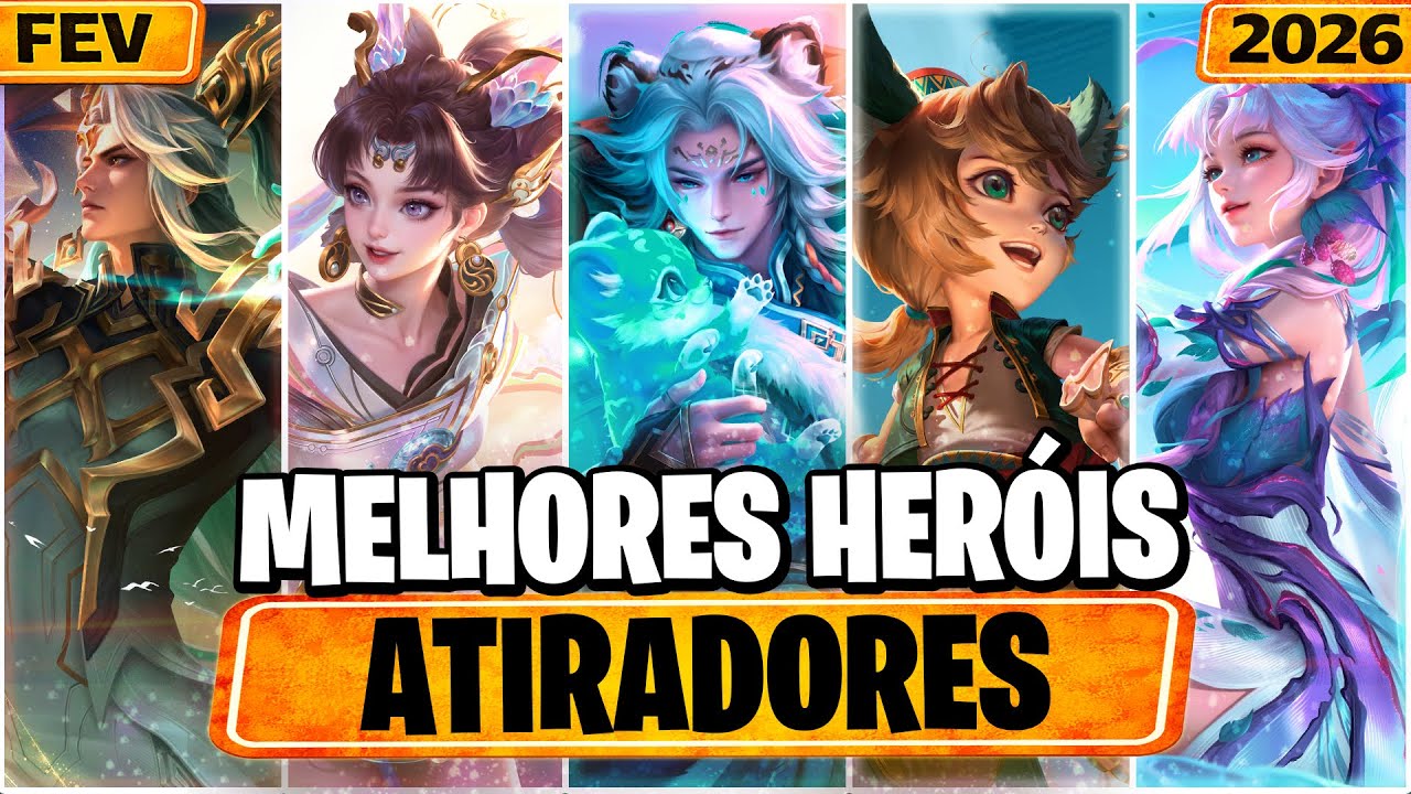TIER LIST DOS MELHORES ATIRADORES NO HONOR OF KINGS! FEVEREIRO 2026
