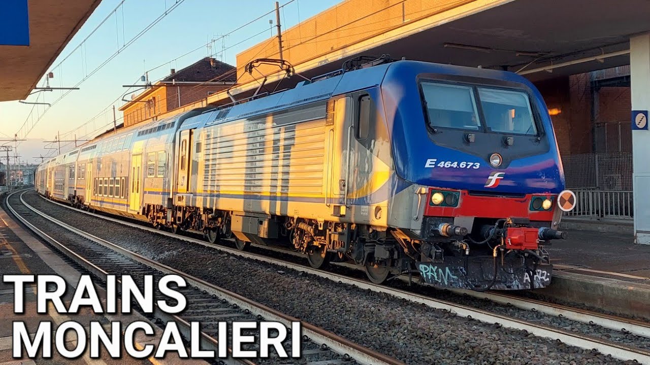 [4K] 🇮🇹 Trains in Moncalieri / 🇮🇹 Treni a Moncalieri (2023)