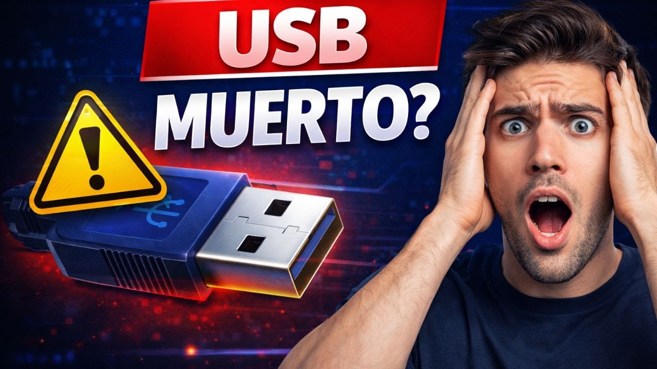 💻 USB No Reconocido en Windows 😱 👉 Solución Rápida y Definitiva ✅