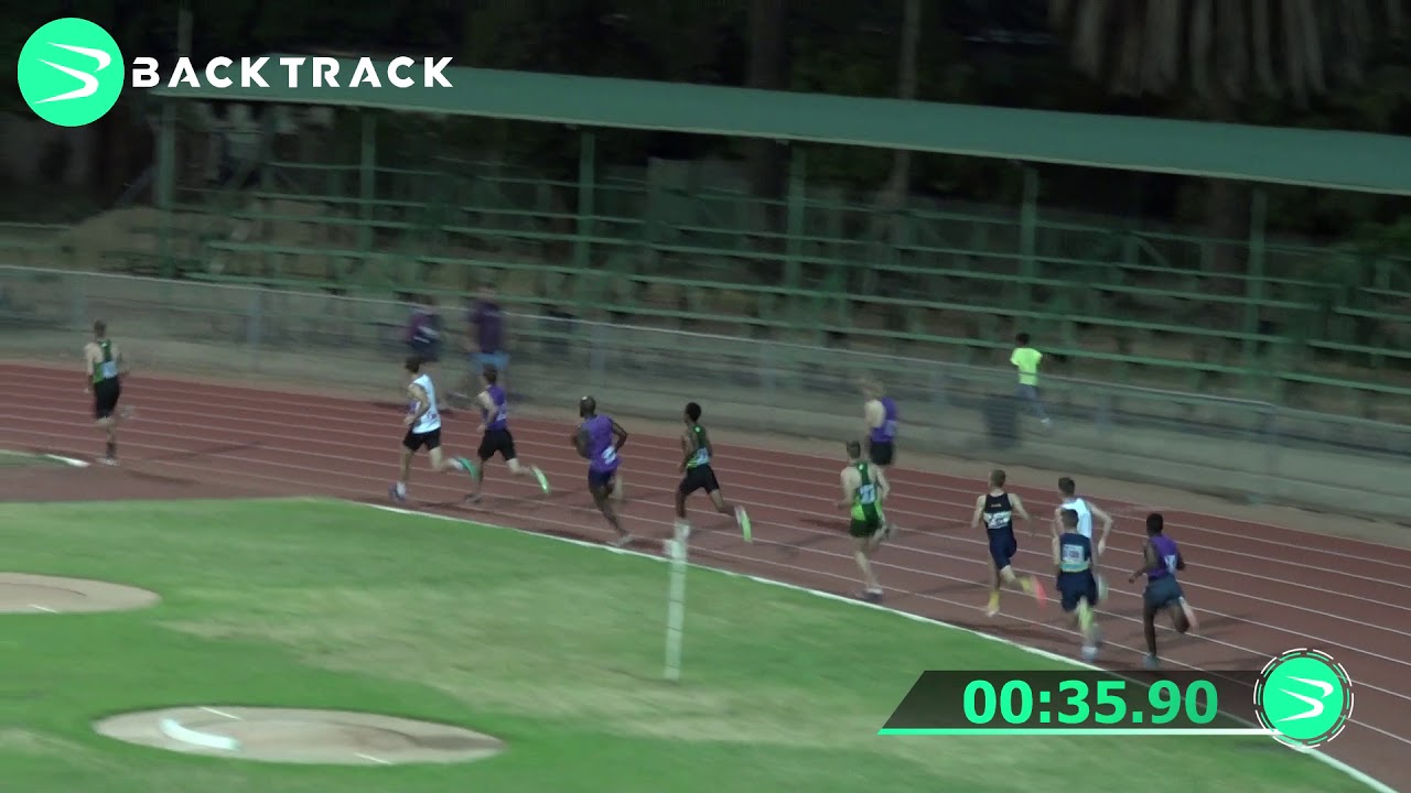 Renier De Villiers wins 600m in 1:18.84