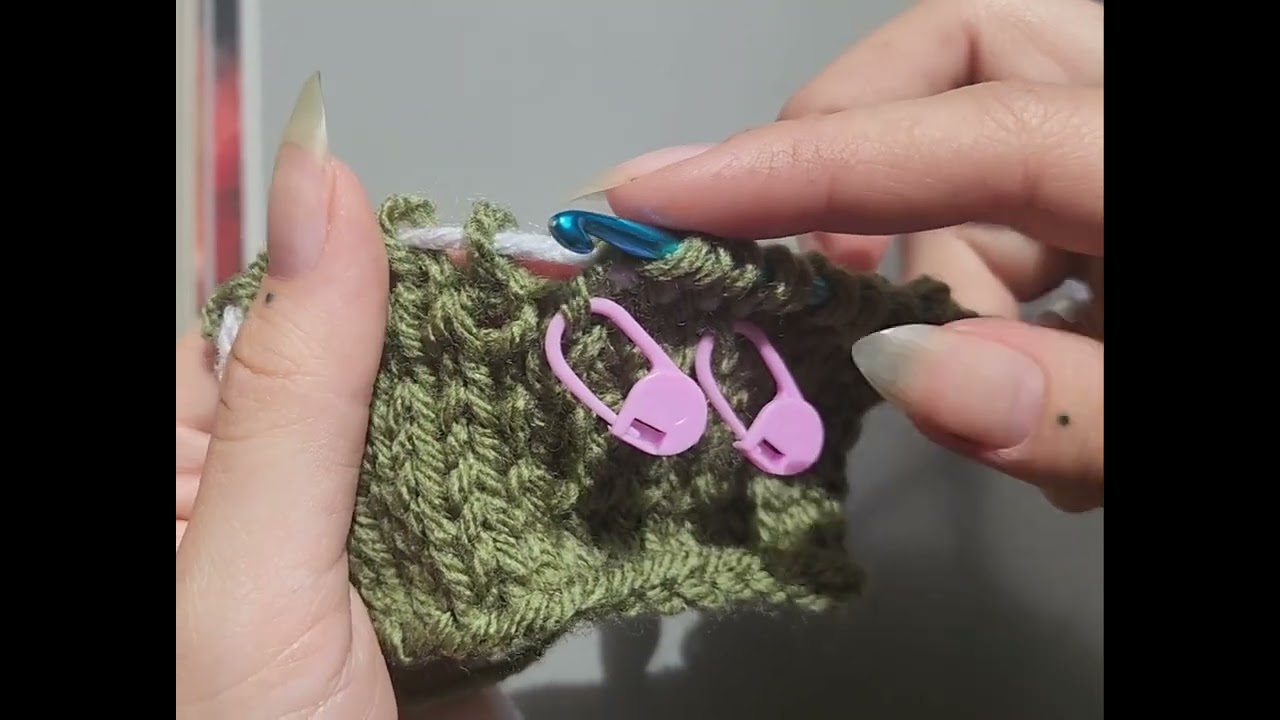 Knooking tutorial - M1L and M1R