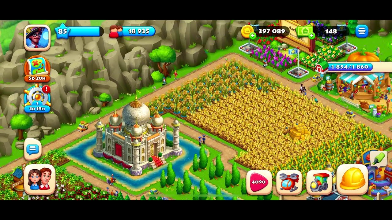 TOWNSHIP New Update Level 85  Gameplay # 1
