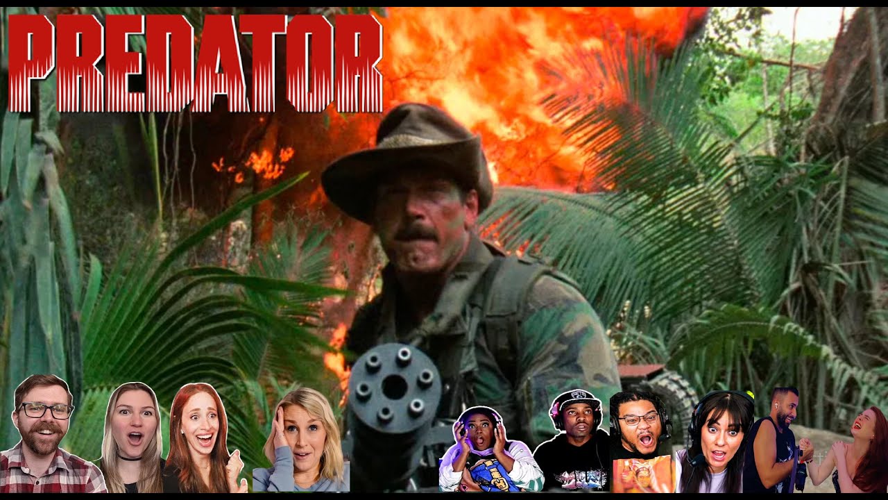 Top 8 YouTube Reactors Lose It Over Predator (1987) | Testosterone-Fueled Hostage Rescue Compilation