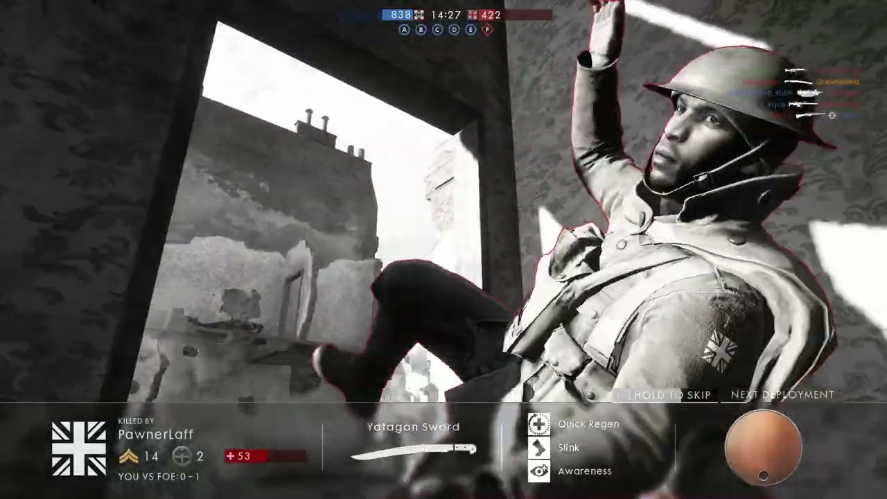 Battlefield 1 PC 200% 95 kills! Amiens Conquest