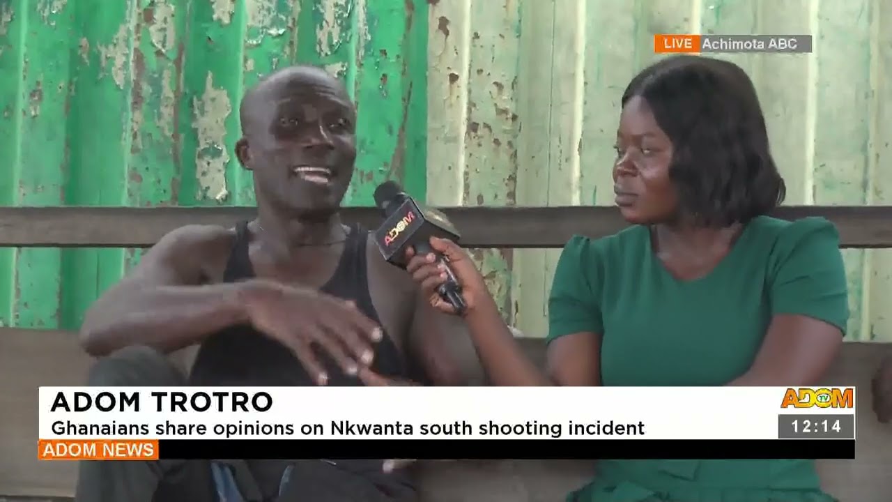 Adom Trotro: Ghanaians share opinions on Nkwanta South shooting incident - Premtobre Kasee (3-10-22)