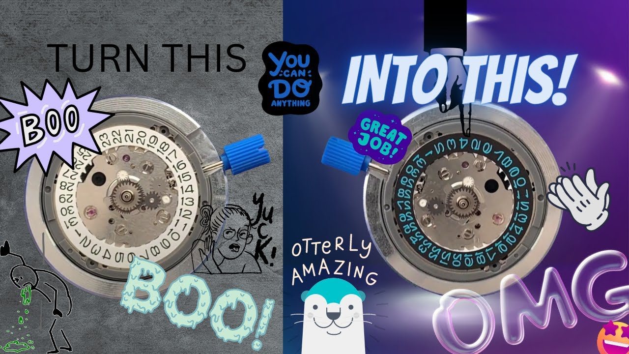 How to change a date wheel on Seiko NH series movements