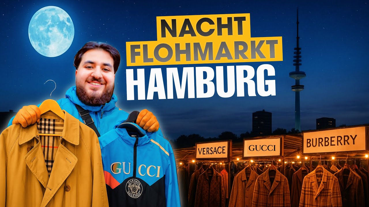 WIE VIEL GELD VERDIENT man auf dem NACHT FLOHMARKT In Hamburg🛍️🤑