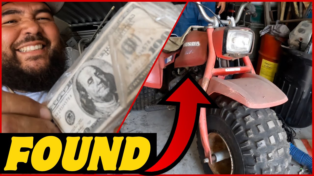 WE MADE THOUSANDS! Found ATV And Crazy Good Treasure￼ #storage #atv #viral