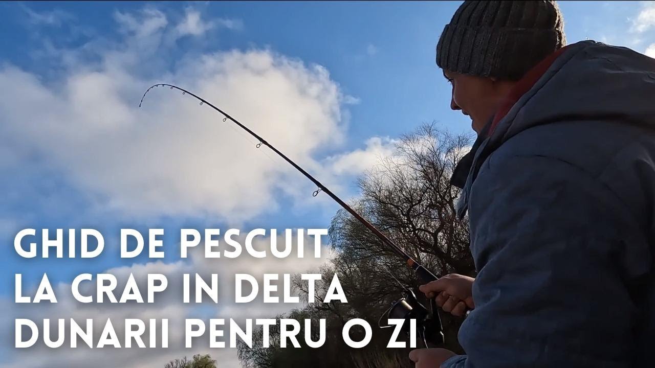 Pescuit la crap alaturi de membrii canalului in Delta Dunarii, Mila 23, canal Sontea.