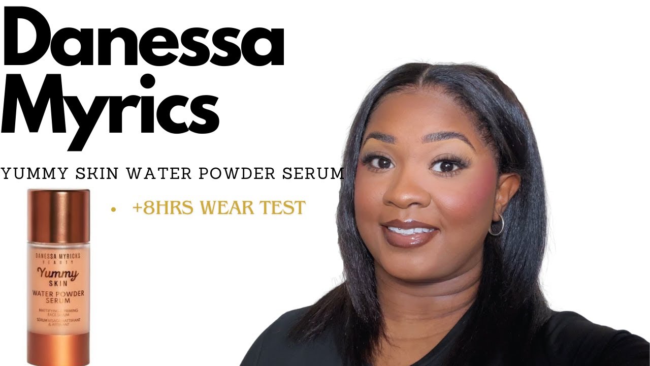 DANESSA MYRICS YUMMY WATER POWDER SERUM | 1ST IMPRESSION + 8HRS WEAR TEST ON OILY SKIN