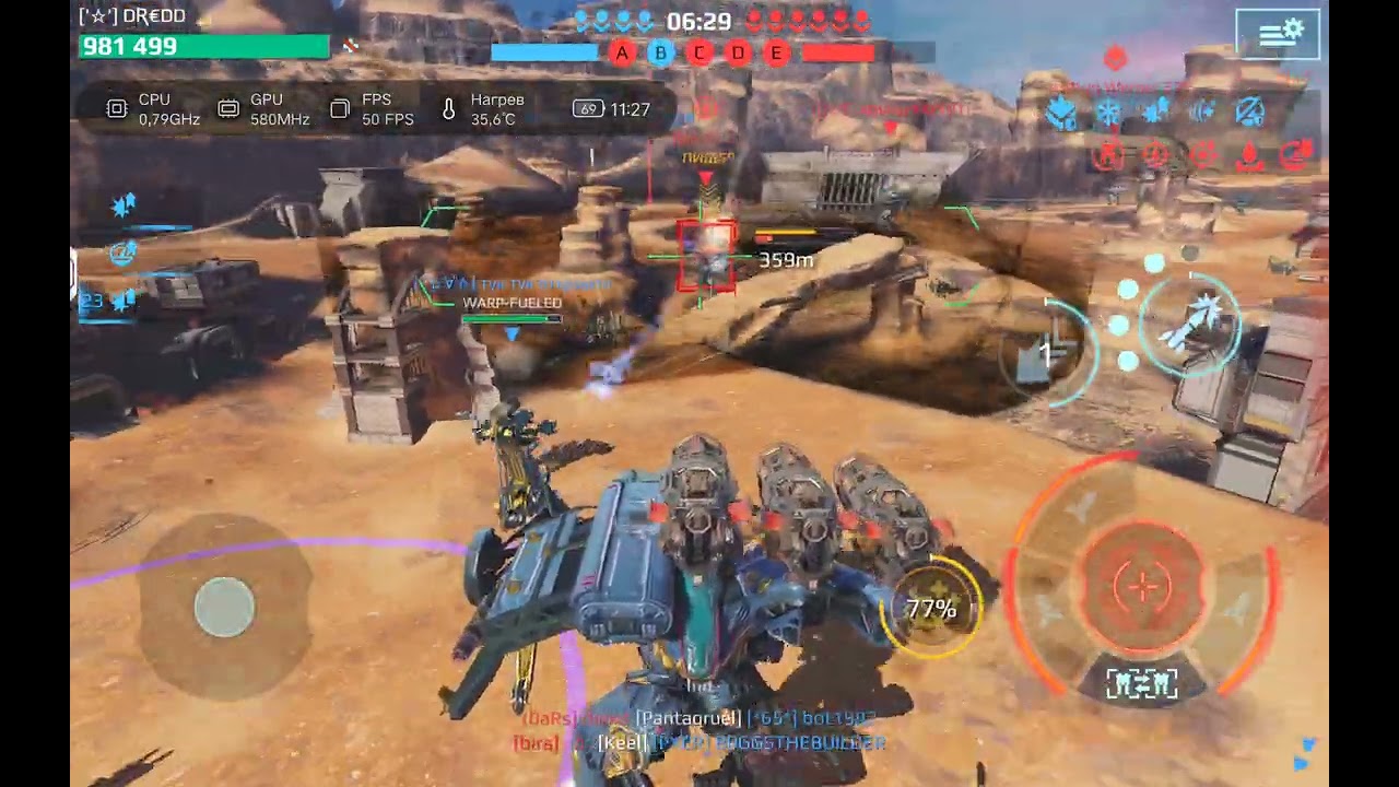 War robots. Превосходство в рандоме 