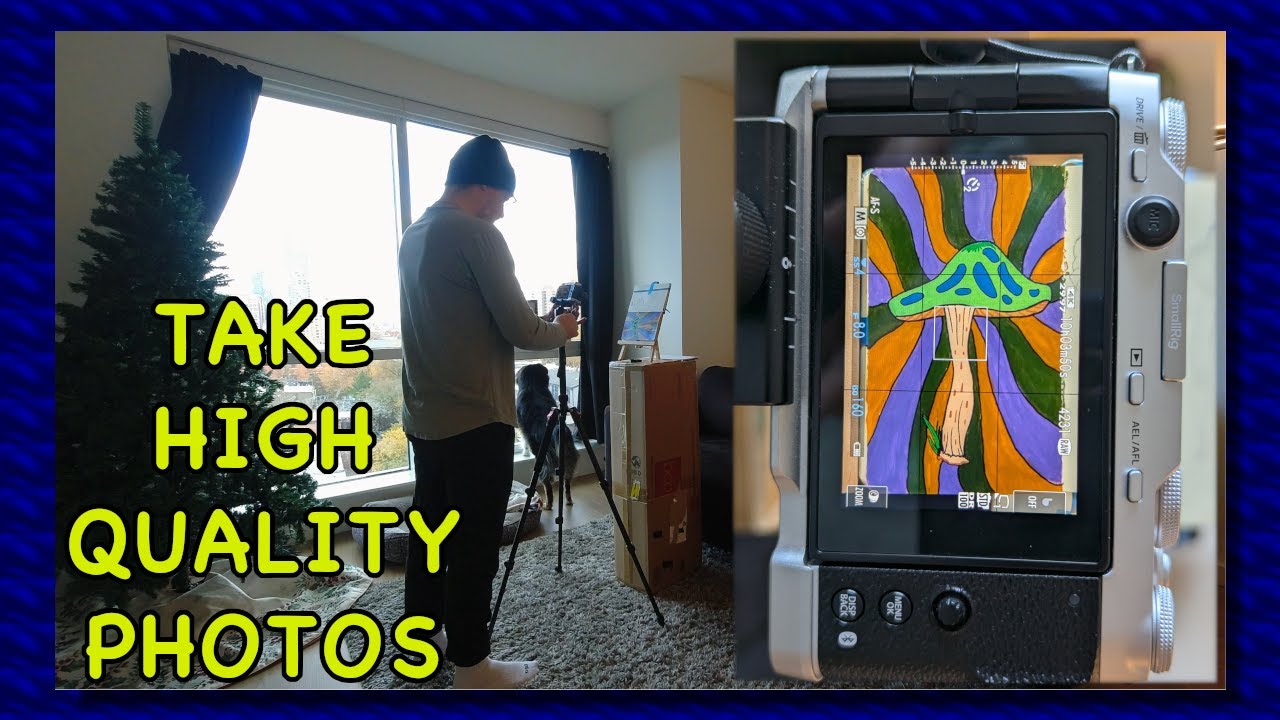 how to photograph your artwork for high quality prints