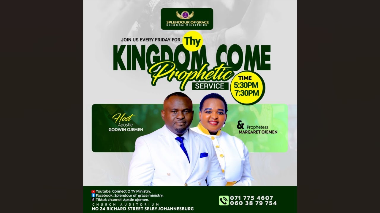 Thy Kingdom Come And Prophetic Service  | Apostle Godwin Ojemen | 13. Feb 2026